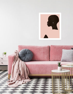 Pink Silhouette I